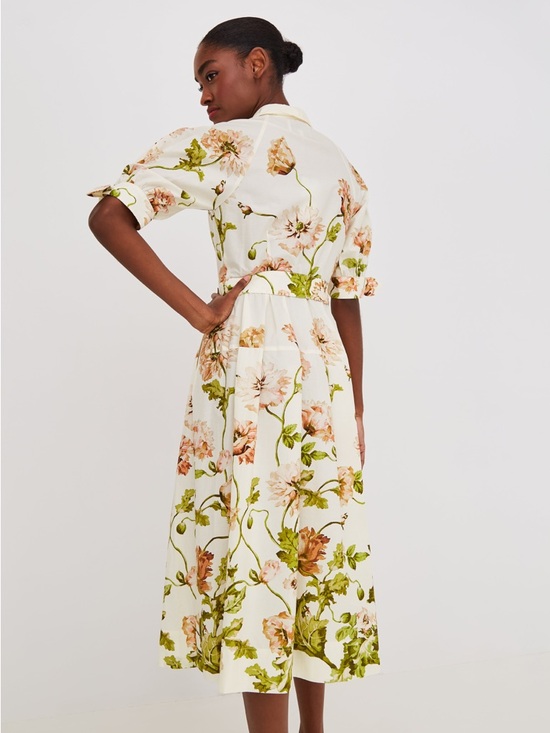 Cara Cara Caro Poplin Midi Dress $695 NEW without tag - Picture 8 of 9